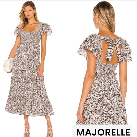 Majorelle Jade Smocked Dress - Picture 4 of 15